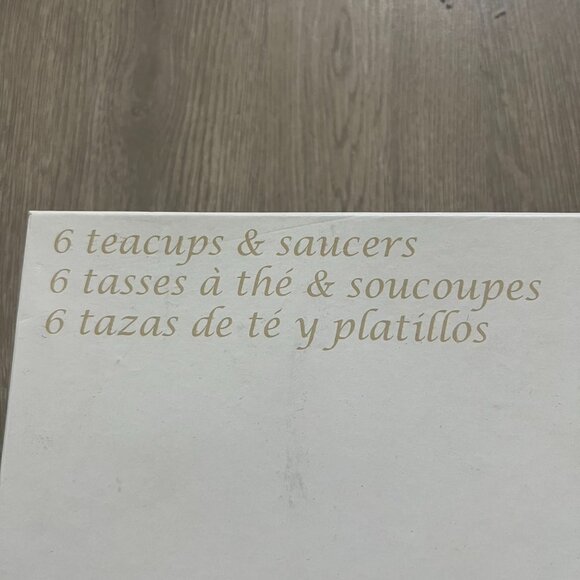 Yedi WHITE ESPRESSO CUPS & SAUCERS 3.5 OZ (SET OF 6) - Picture 6 of 12